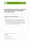 Research paper thumbnail of Precision Measurement of the Boron to Carbon Flux Ratio in Cosmic Rays from 1.9 GV to 2.6 TV with the Alpha Magnetic Spectrometer on the International Space Station