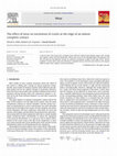 Research paper thumbnail of The effect of wear on nucleation of cracks at the edge of an almost complete contact