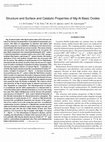 Research paper thumbnail of Structure and Surface and Catalytic Properties of Mg-Al Basic Oxides☆