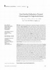 Research paper thumbnail of Fetal Serebral Sulkusların Prenatal Ultrasonografi ile Değerlendirilmesi