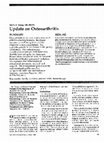 Research paper thumbnail of Update on osteoarthritis