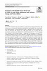 Research paper thumbnail of Evaluation of the English version of the Fear of COVID-19 Scale and its relationship with behavior change and political beliefs