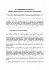 Research paper thumbnail of MAGHREB ET MEDITERRANEE Quelques questionnements sur les options de la géopolitique