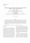 Research paper thumbnail of Similarity Analysis of Magnetic Field and Thermal Radiation Eects on Forced Convection Flow