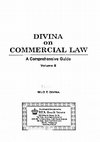 Research paper thumbnail of Commercial Law Volume 2 (2021) by DIVINA