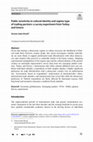 Research paper thumbnail of Public sensitivity to cultural identity and regime type of trading partners: a survey experiment from Turkey and Greece