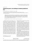 Research paper thumbnail of Cladosporium species, a new challenge in strawberry production in Iran