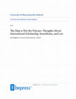 Research paper thumbnail of The Map is Not the Volcano: Thoughts About International Scholarship, Synesthesia, and Law