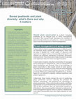 Research paper thumbnail of Boreal peatlands and plant diversity: what's there and why it matters