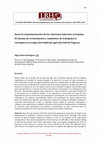 Research paper thumbnail of Hacia la comunitarización de las relaciones laborales en España: El sistema de reclutamiento y suministro de trabajadores extranjeros en origen del sindicato agrícola Unió de Pagesos