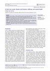 Research paper thumbnail of In their own words: disaster and emotion, suffering, and mental health