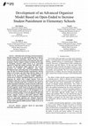 Research paper thumbnail of Development of an Advanced Organizer Model Based on Open-Ended to Increase Student Punishment in Elementary Schools