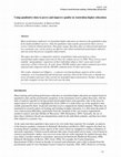 Research paper thumbnail of Evidence based decision making: Scholarship and practice Using qualitative data to prove and improve quality in Australian higher education