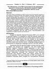 Research paper thumbnail of The effectiveness of an ESP course based on the participatory approach in enhancing the Life Sciences students’ English language learning and satisfaction with the course