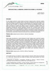 Research paper thumbnail of Espacios para la memoria: Narrativas sobre los sucesos violentos de la división de Alemania, el bombardeo sobre Japón y la última dictadura militar en Argentina