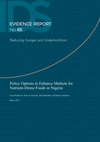 Research paper thumbnail of Policy Options to Enhance Markets for Nutrient-Dense Foods in Tanzania