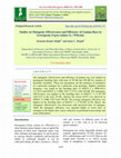 Research paper thumbnail of Studies on mutagenic effectiveness and efficiency of gamma rays and its effect on quantitative traits in finger millet (Eleusine coracana L. Gaertn)