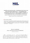 Research paper thumbnail of Gestão De Inovação: Comparação De Duas Realidades Distintas – Universidade Estadual De Santa Cruz (Ilhéus, Bahia) e Universidade De La Rochelle (França)