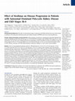 Research paper thumbnail of Effect of Sirolimus on Disease Progression in Patients with Autosomal Dominant Polycystic Kidney Disease and CKD Stages 3b-4