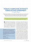 Research paper thumbnail of NOAA'S Hurricane Intensity Forecasting Experiment: A Progress Report