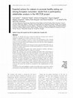 Research paper thumbnail of Essential actions for caterers to promote healthy eating out among European consumers: results from a participatory stakeholder analysis in the HECTOR project