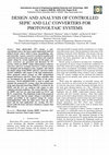 Research paper thumbnail of Design and Analysis of Controlled Sepic and LLC Converters for Photovoltaic Systems