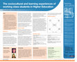 Research paper thumbnail of The socio-cultural and learning experiences of working class students in Higher Education