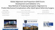 Research paper thumbnail of Global Alignment and Proportion (GAP) Score: Development and Validation of a New Method of Analyzing Spinopelvic Alignment to Predict Mechanical Complications After Adult Spinal Deformity Surgery