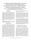 Research paper thumbnail of A.C. Conductivity and Electrical Modulus Studies of Li1.3Al0.3Ti1.7(PO4)3 Electrolyte Thin Films Grown by RF Magnetron Sputtering