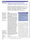 Research paper thumbnail of Multicentre observational status-epilepticus registry: protocol for ICTAL