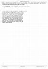 Research paper thumbnail of Delayed Facial Nerve Palsy Following Otologic Surgery: When to Suspect a Herpes Virus Infection?