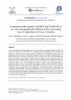 Research paper thumbnail of Evaluation of the models CALMET and CALPUFF in two sites topographically different in the coal mining zone of department of Cesar, Colombia