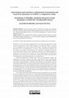 Research paper thumbnail of Interventions and intersections: institutional environment and local level autonomy in LEADER. A comparative study