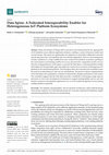 Research paper thumbnail of Data Spine: A Federated Interoperability Enabler for Heterogeneous IoT Platform Ecosystems