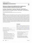 Research paper thumbnail of Mechanisms of dispersal and establishment drive a stepping stone community assembly on seamounts and oceanic islands