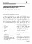 Research paper thumbnail of Evaluating sustainable and environment friendly substrates for quality production of potted Caladium