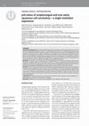 Research paper thumbnail of p16 status of oropharyngeal and oral cavity squamous cell carcinomas: A single institution experience