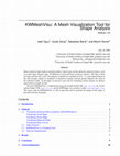 Research paper thumbnail of KWMeshVisu: A Mesh Visualization Tool for Shape Analysis