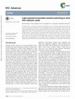 Research paper thumbnail of Light Assisted Irreversible Resistive Switching in Ultra Thin Hafnium Oxide