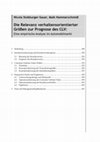 Research paper thumbnail of Die Relevanz verhaltensorientierter Größen zur Prognose des CLV