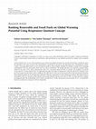 Research paper thumbnail of Ranking Renewable and Fossil Fuels on Global Warming Potential Using Respiratory Quotient Concept