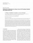 Research paper thumbnail of Interactive Combustion in a Linear Array of 2D Laminar Isolated and Triple Burner Jets