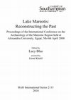 Research paper thumbnail of Waterfront Installations and Maritime Activities in the Mareotic Region