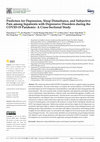 Research paper thumbnail of Predictors for Depression, Sleep Disturbance, and Subjective Pain among Inpatients with Depressive Disorders during the COVID-19 Pandemic: A Cross-Sectional Study