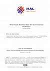 Research paper thumbnail of How French Students Meet the Environmental Challenges