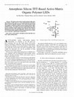 Research paper thumbnail of Amorphous silicon TFT-based active-matrix organic polymer LEDs