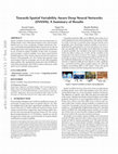 Research paper thumbnail of Towards Spatial Variability Aware Deep Neural Networks (SVANN): A Summary of Results