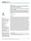 Research paper thumbnail of Patterning the insect eye: From stochastic to deterministic mechanisms