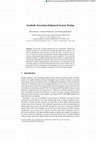 Research paper thumbnail of Symbolic Execution Enhanced System Testing