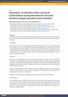 Research paper thumbnail of Depression, Acculturative Stress and Social Connectedness among International University Students in Japan: prevalence and correlation